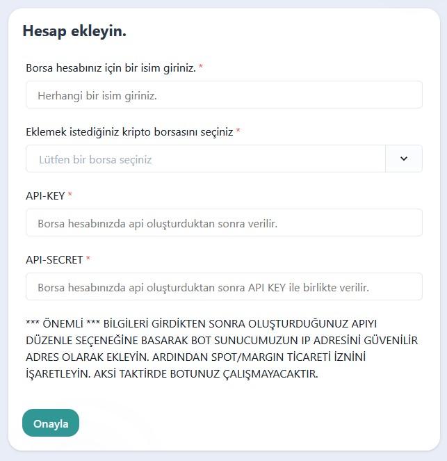 Bitcator Add Exchange
